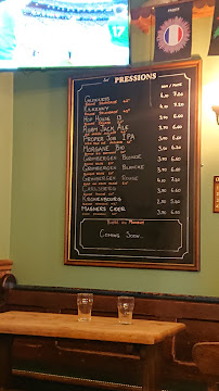 Menu du O'Connell's Irish Pub à Rennes