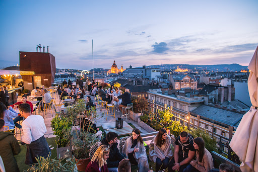 Terraces with views in Budapest