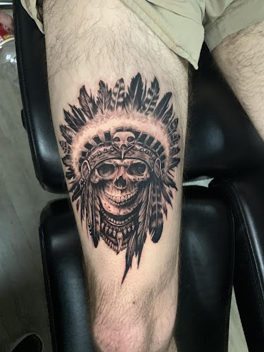 Explore hand tattoos ideas for men, creative tattoo ideas in Greenville, available at The Gallery Tattoo Greenville