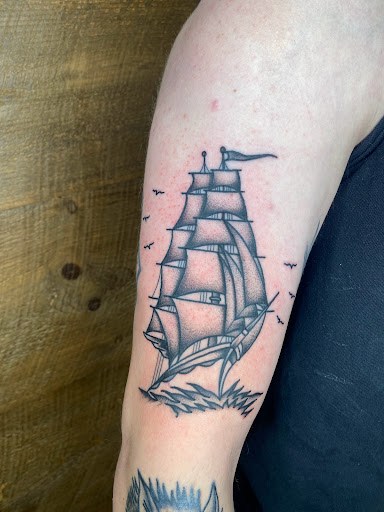 Explore new york yankees tattoo ideas, creative tattoo ideas in Glenside, available at Yellow Rose Tattoo