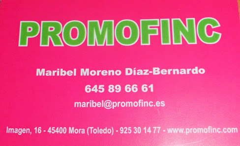 Promofinc Inmobiliaria C. Imagen, 16, 45400 Mora, Toledo, España