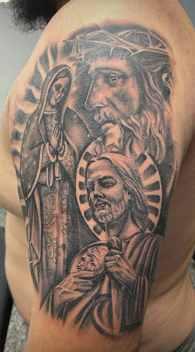 Explore tattoo ideas for behind the ear, creative tattoo ideas in Coachella, available at Art & Ink Tattoo Studio