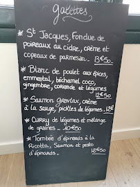 Bretone à Rennes menu
