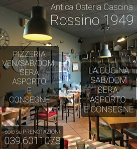 Antica Osteria Cascina Rossino 1949 Via Cascina Rossino, 13, 20876 Ornago MB, Italia