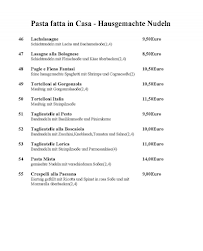 Pizzeria Ristorante Pizzeria Italia à Giessen (la carte)