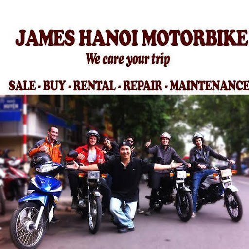 James Hanoi motorbike