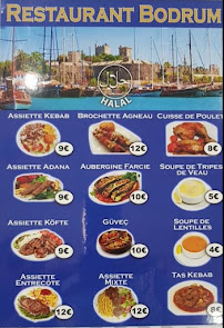 Menu / carte de Restaurant Bodrum Kebab à Firminy