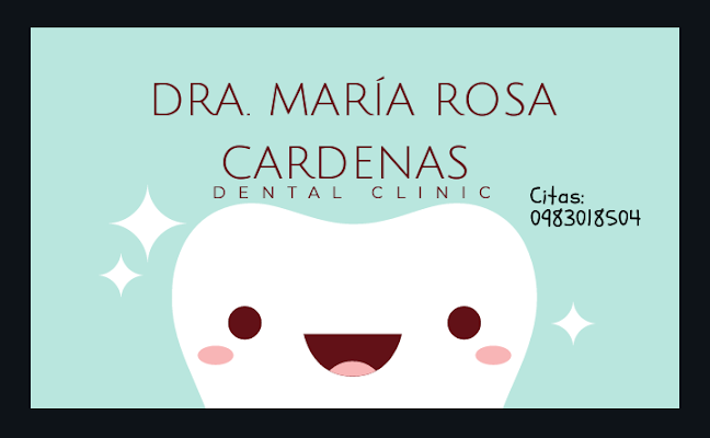 Opiniones de CONSULTORIO DENTAL Dra. MARÍA ROSA CARDENAS en Portoviejo - Dentista