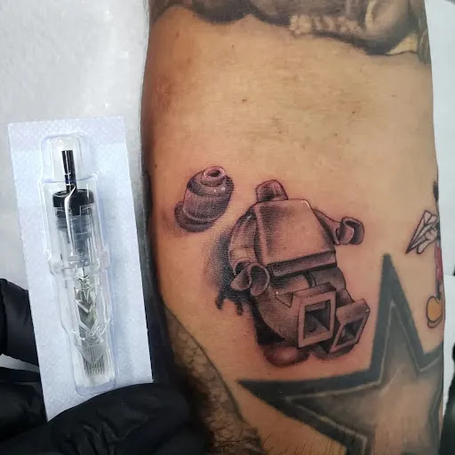 Explore back of head tattoo ideas, creative tattoo ideas in Dallas, available at Old East co. Tattoos