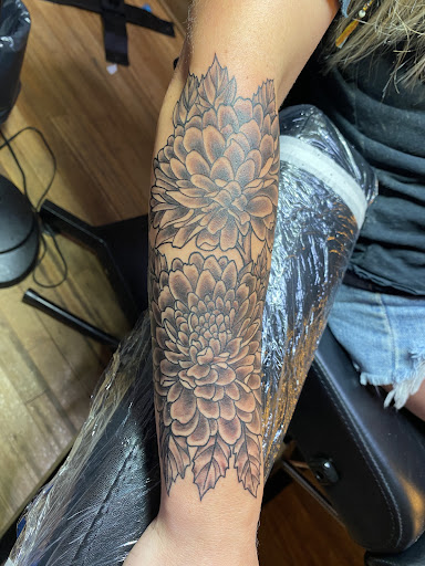 Explore big sister little sister tattoo ideas, creative tattoo ideas in Salisbury, available at Touch of Grey Tattoo & Piercing Studio