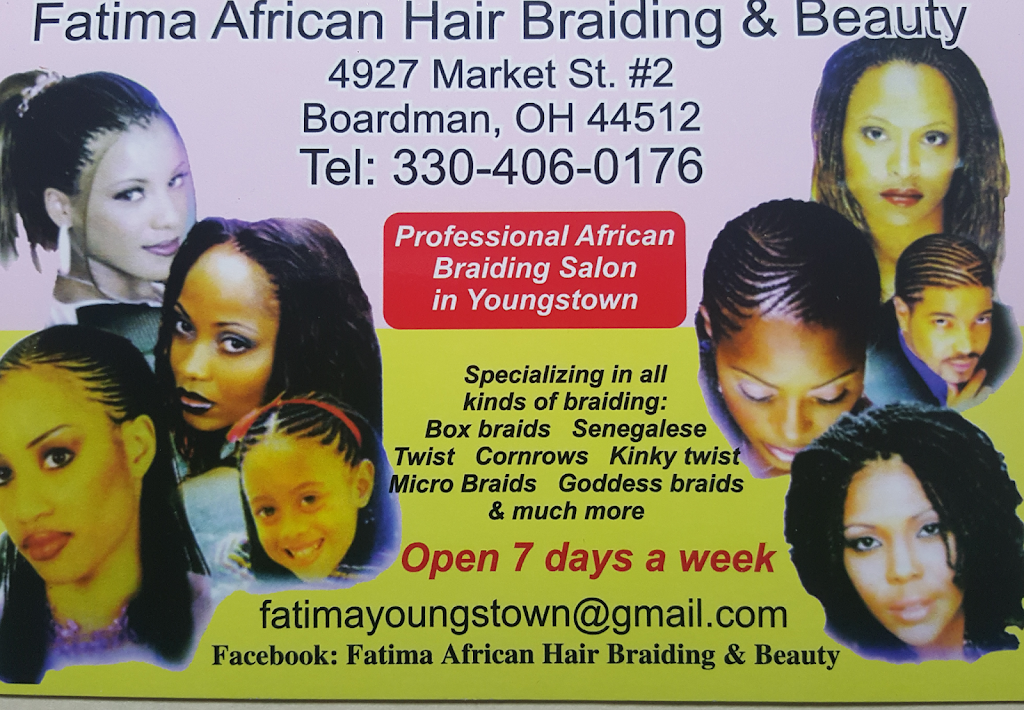 FATIMA AFRICAN HAIR BRAIDING & BEAUTY Boardman, OH 44512 Services