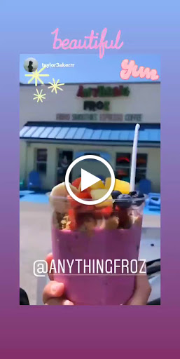 Frozen Yogurt Shop «Anything Froz FroYo Smoothies Espresso Coffee», reviews and photos, 13088 Ocean Hwy #2, Pawleys Island, SC 29585, USA