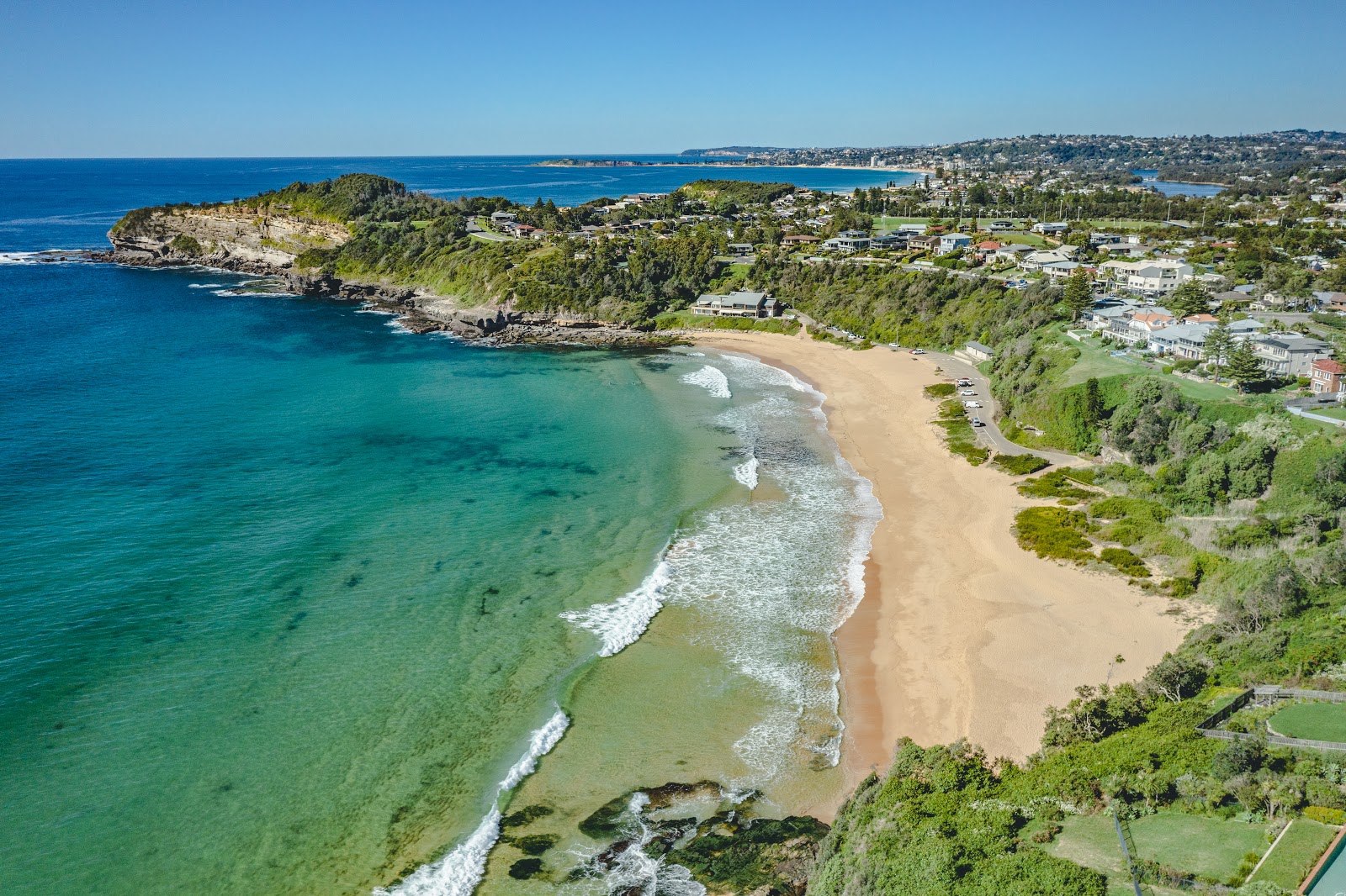Photo of Warriewood Beach with spacious bay