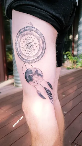 Explore rose and skull tattoo ideas, creative tattoo ideas in Carbondale, available at Bonedale Tattoo