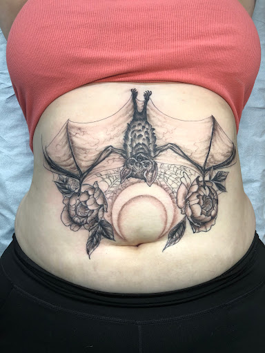 Explore alien tattoo ideas, creative tattoo ideas in Everett, available at Sunken Ship Tattoos
