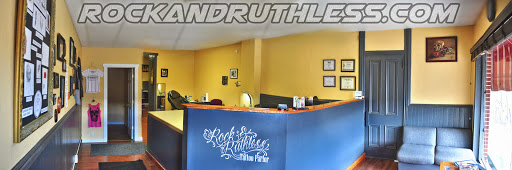 Explore red string of fate tattoo ideas, creative tattoo ideas in Philipsburg, available at Rock & Ruthless Tattoo Parlor