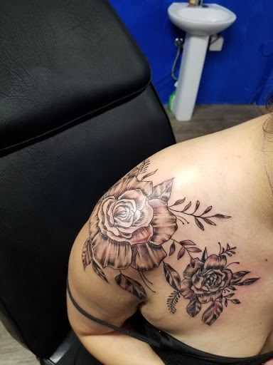 Explore womens leg sleeve tattoo ideas, creative tattoo ideas in Abilene, available at Ink Image Tattoos