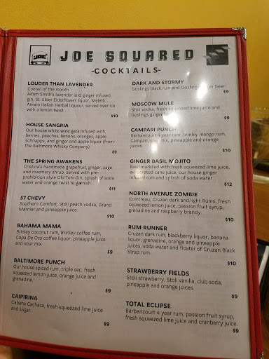 Pizza Restaurant «Joe Squared», reviews and photos, 33 W North Ave, Baltimore, MD 21201, USA