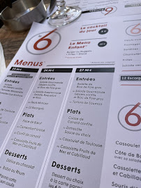 Restaurant français Le 6 à Albi - menu / carte
