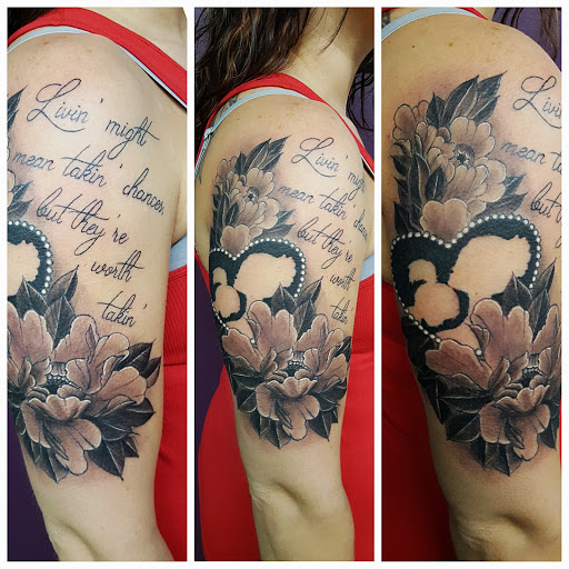 Explore gore tattoo ideas, creative tattoo ideas in Roscoe, available at Elevated Ink Tattoo