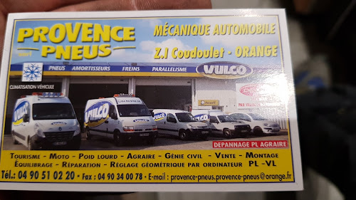 Atelier de réparation automobile Provence Pneus Orange