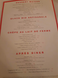 Café de l’Ouest à Saint-Malo menu