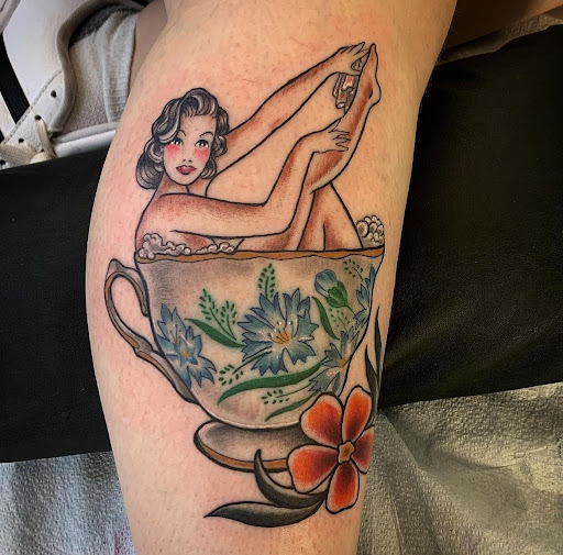 Explore male forearm tattoos ideas, creative tattoo ideas in Everett, available at Sunken Ship Tattoos