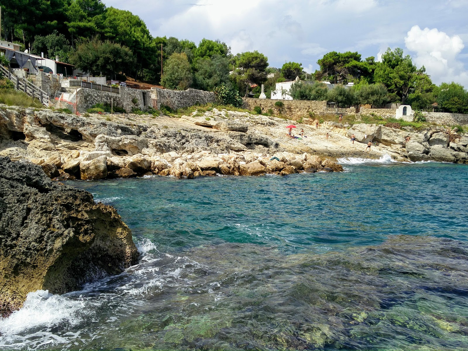 Fotografie cu Spiaggia di Chianca Liscia amplasat într-o zonă naturală