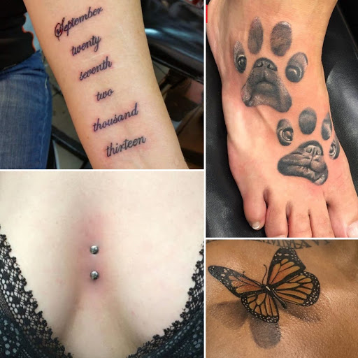 Explore tech tattoo ideas, creative tattoo ideas in Elko, available at Tom Custom Tattoos and Body Piercing Studio