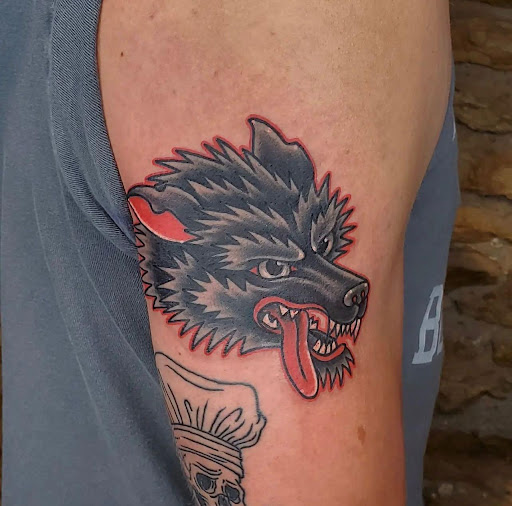 Explore exercise tattoo ideas, creative tattoo ideas in Lawrence, available at Black Chapel Tattoo