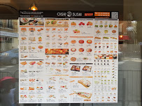 Oishi Sushi à Pantin carte