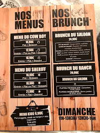 Carte du The Ranch Restaurant Colombes à Colombes