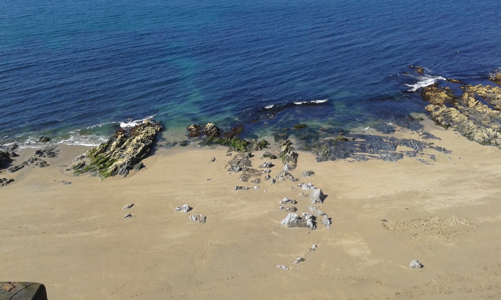 Foto van Porthleven strand en de nederzetting