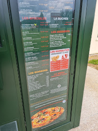 Menu / carte de Kiosque à pizzas Brou à Brou