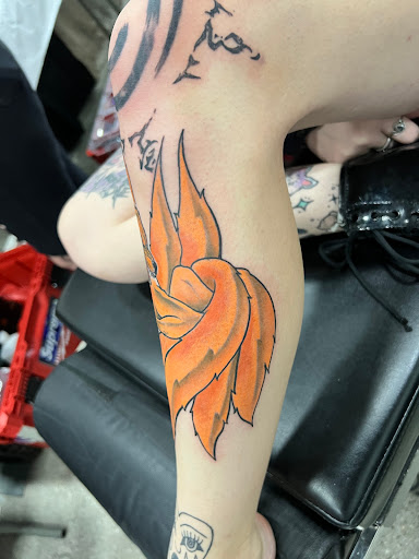 Explore elder scrolls tattoo ideas, creative tattoo ideas in Fenton, available at Think Ink Tattoo Co