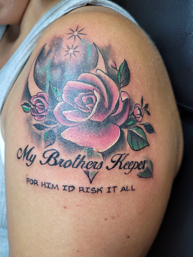 Explore aries tattoo idea, creative tattoo ideas in Angola, available at Hoodlum Ink