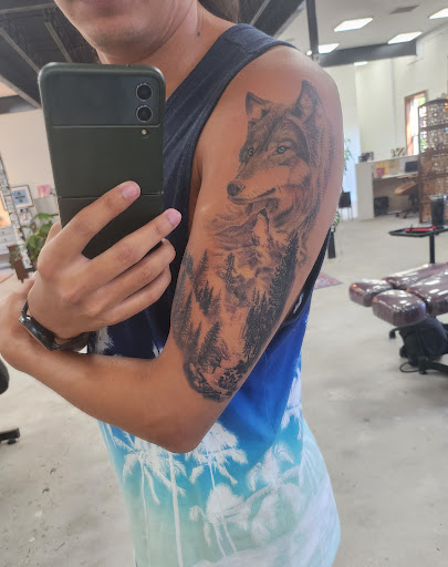 Explore baptism tattoo ideas, creative tattoo ideas in Charlotte, available at Gilded Unicorn Tattoo Parlor