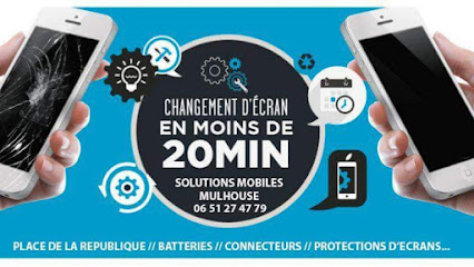SOLUTIONS MOBILES MULHOUSE, Réparation Vente De Smartphone & Coques Personnalisées Sur Place Mulhouse 68100