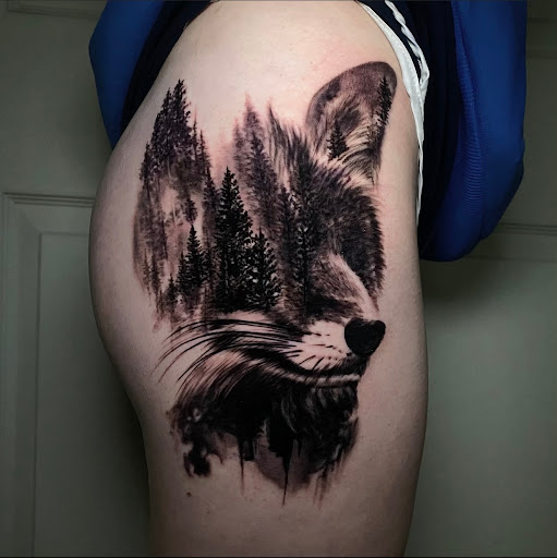 Explore blackbear tattoo ideas, creative tattoo ideas in Sherwood, available at Diamond State Tattoo Parlor