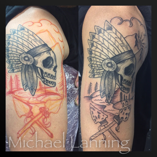 Explore small behind ear tattoo ideas, creative tattoo ideas in Portland, available at Art Immortal Tattoo and Piercing