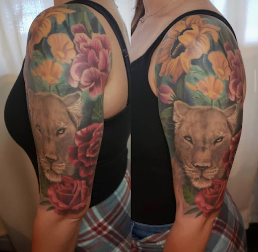 Explore infantry tattoo ideas, creative tattoo ideas in Dothan, available at Dinosaur Tattoo Company