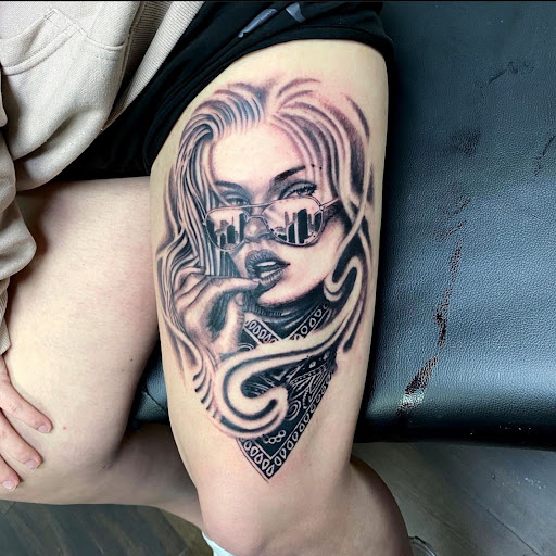 Explore goodfellas tattoo ideas, creative tattoo ideas in Georgetown, available at Iron Rite Tattoo South