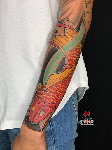 Explore tribal lion tattoo ideas, creative tattoo ideas in Atlanta, available at Golden Anchor Tattoo