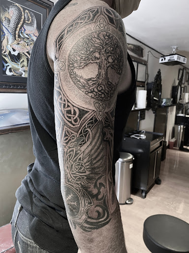 Explore back of arm tattoo ideas, creative tattoo ideas in San Diego, available at Inkfinite Artistry
