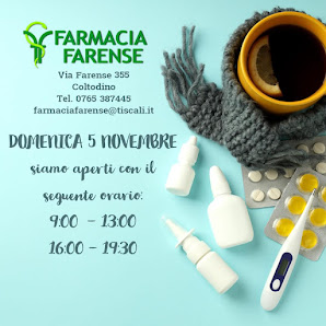 Farmacia Farense Coltodino Via Farense, 355, 02032 Fara in Sabina RI, Italia