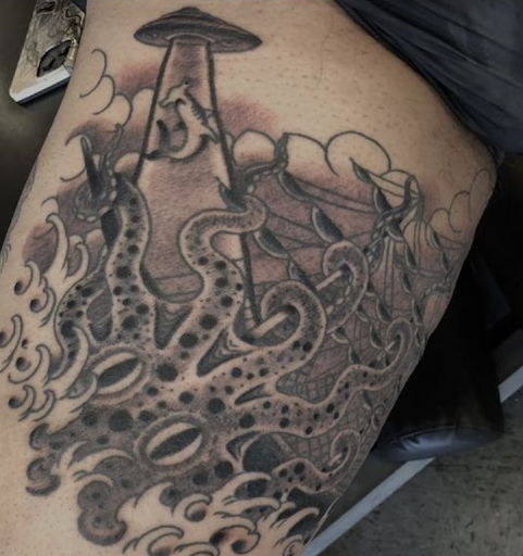 Explore half sleeve tribal tattoo ideas, creative tattoo ideas in Saint Paul, available at Black Coffin Tattoo