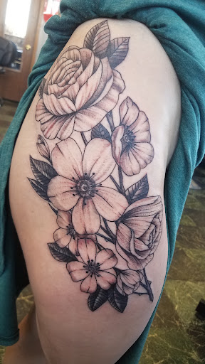 Explore muscle tattoo ideas, creative tattoo ideas in Caldwell, available at Craigs Tattoo Co