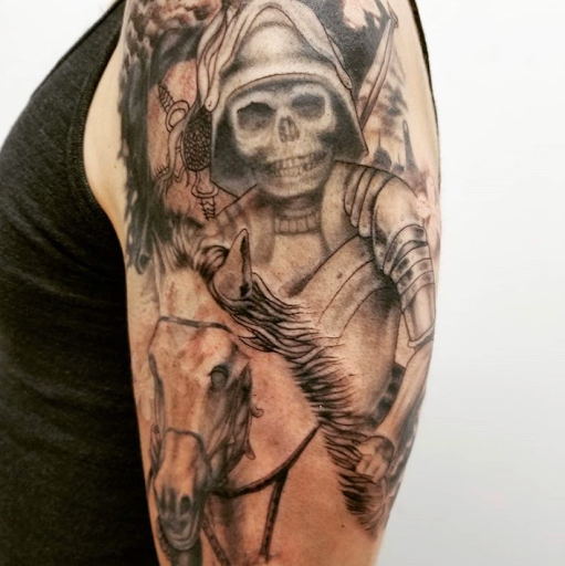 Explore bee tattoo ideas for women, creative tattoo ideas in Brooklyn, available at Royal Ink Gallery