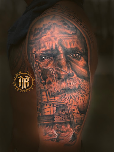 Explore family heart tattoo ideas, creative tattoo ideas in Pine Brook, available at Mr Ink Tattoo Studio