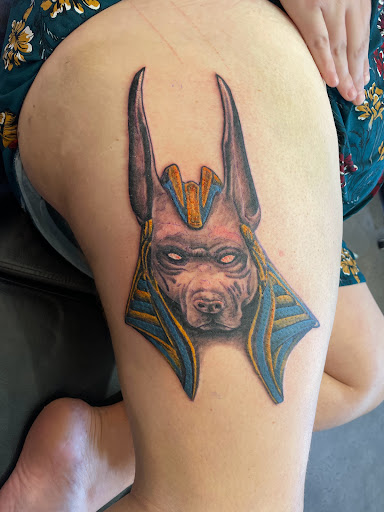 Explore car tattoo sleeve ideas, creative tattoo ideas in Great Falls, available at Alpha Tattoos & Piercings